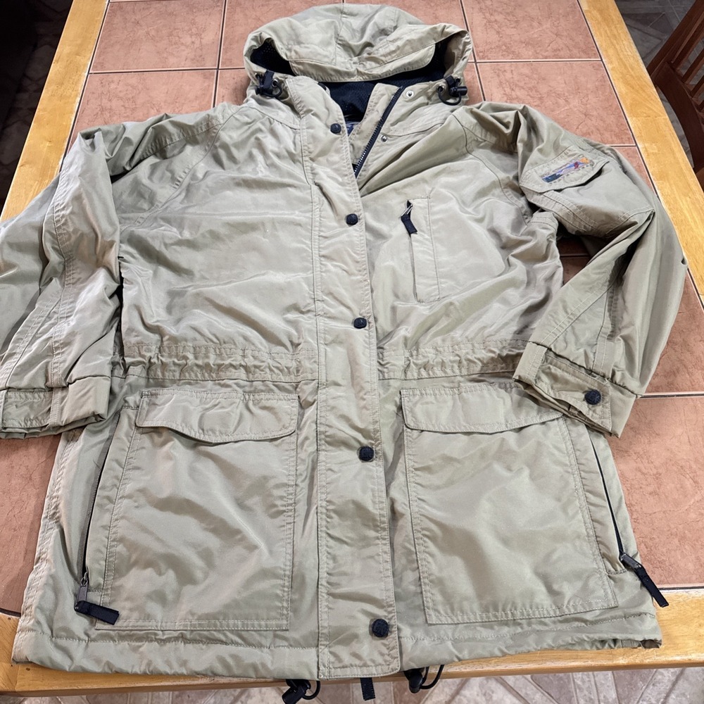 Vtg ExOfficio Womens Sz 6/8 Travel Wear‎ Windbreaker Jacket Vented 100% Nylon
